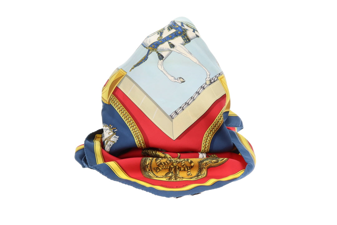 Hermes Grand Apparat 100% Silk Scarf 90