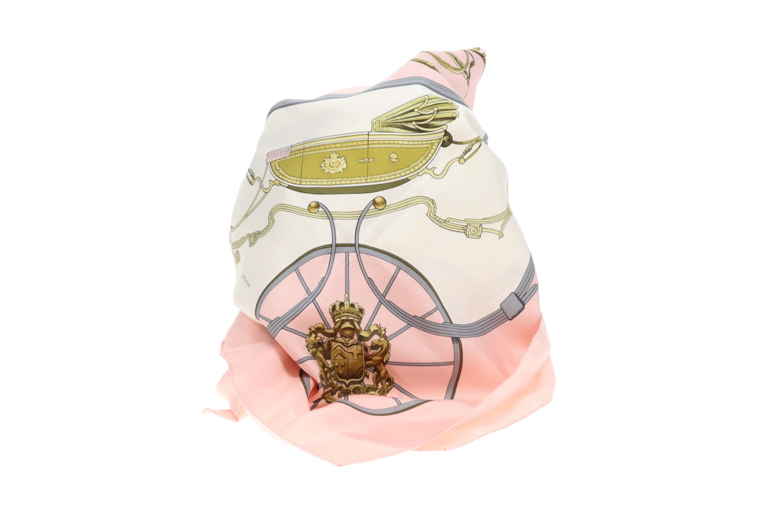 Hermes Springs 100 % Silk Scarf 90