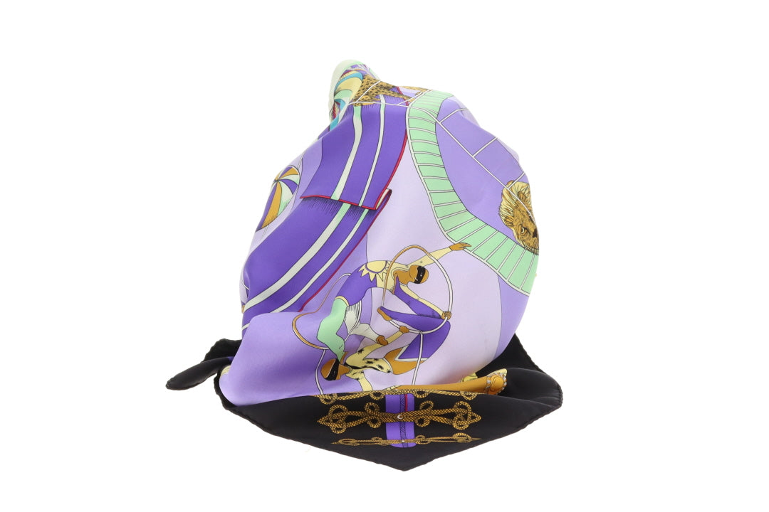 Hermes Circus 100% Silk Scarf 90