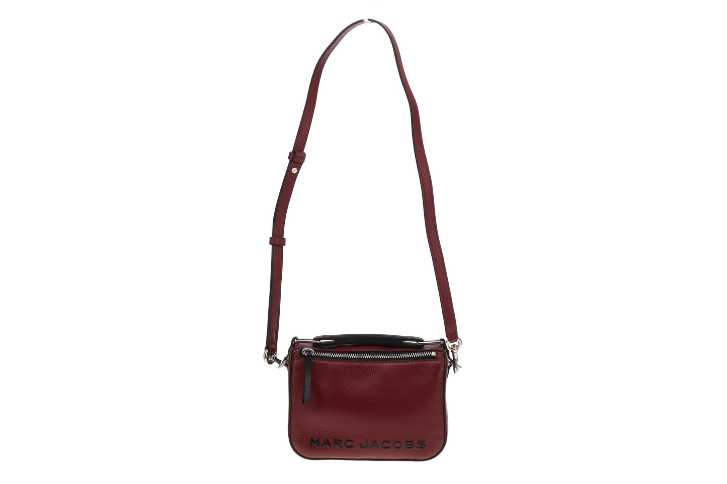 Marc Jacobs The Soft Box 21cm Vachetta Red Grained Leather GH