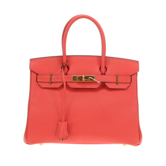 Hermès Birkin 30 Rose Jaipur Epsom GHW 2015