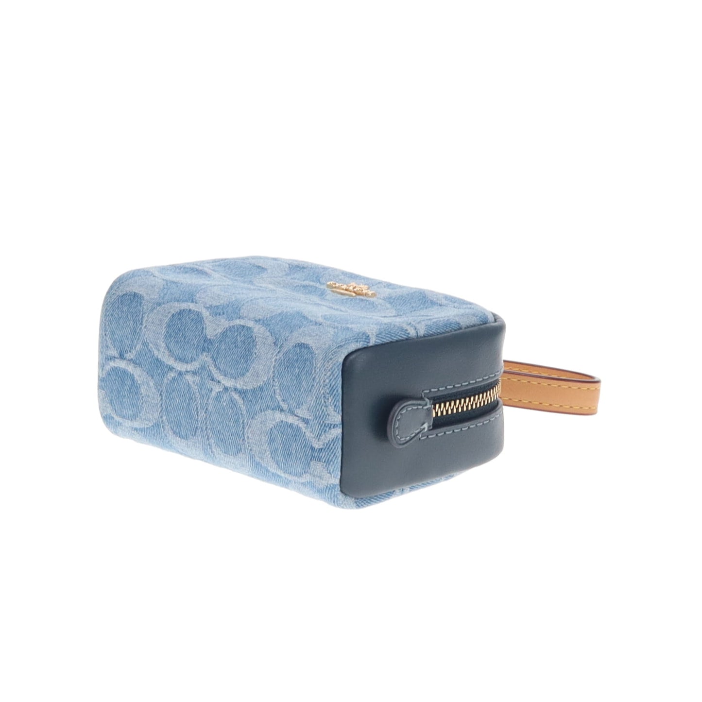 Coach Pouch Wristlet Mini Denim