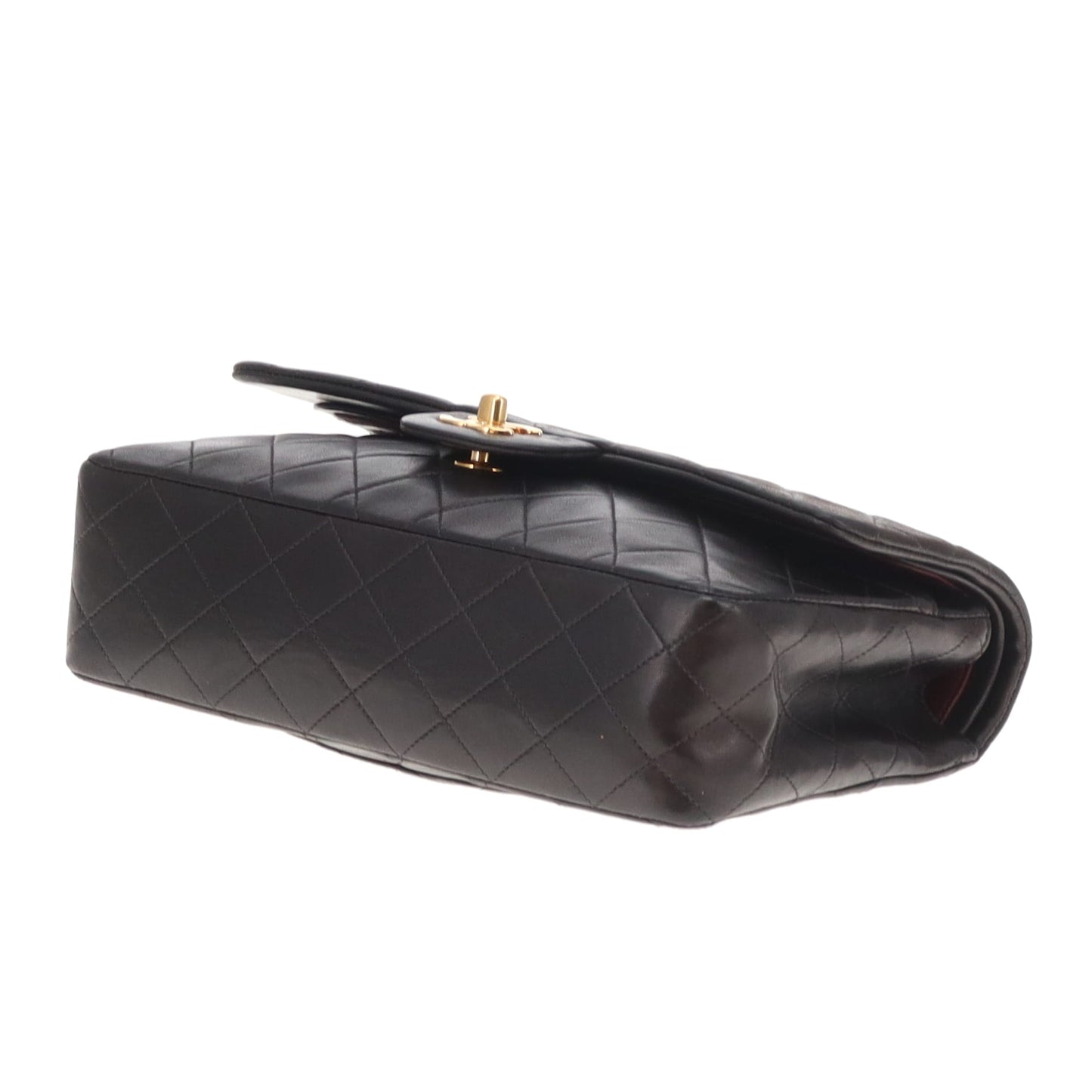 Chanel Classic Double Flap Medium Black Gold Hardware 91/94