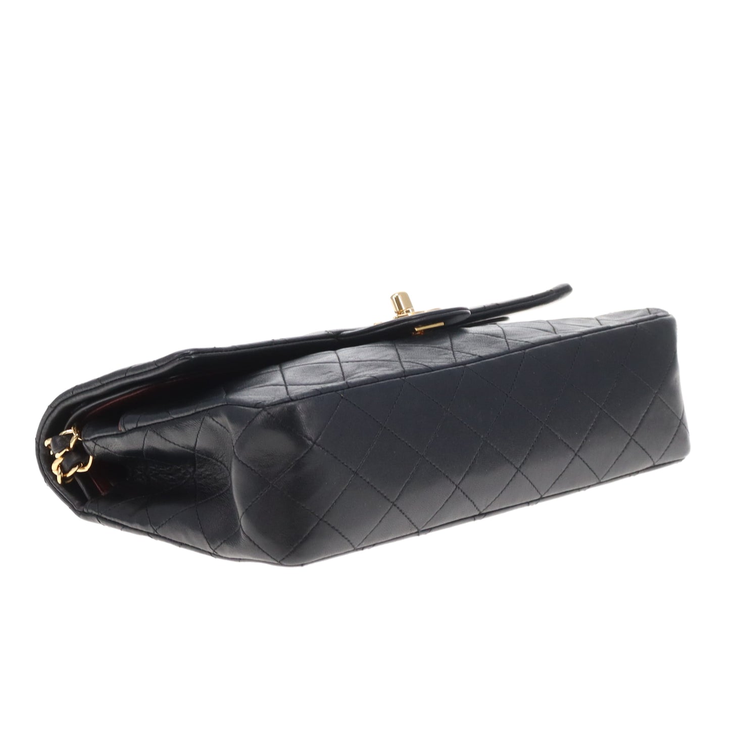 Chanel Classic Double Flap Medium Black Lamb Gold HW 89/91