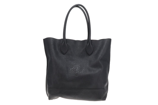 Mulberry Blossom Tote Black Classic Grain Leather