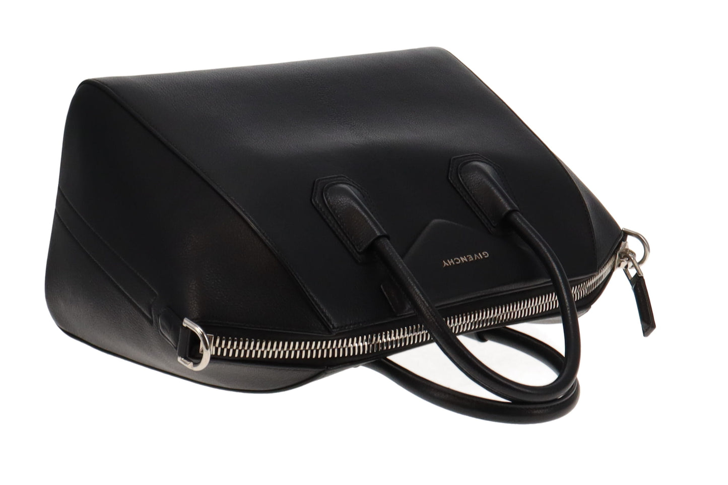 Givenchy Antigona Black Goatskin Medium Silver Hardware