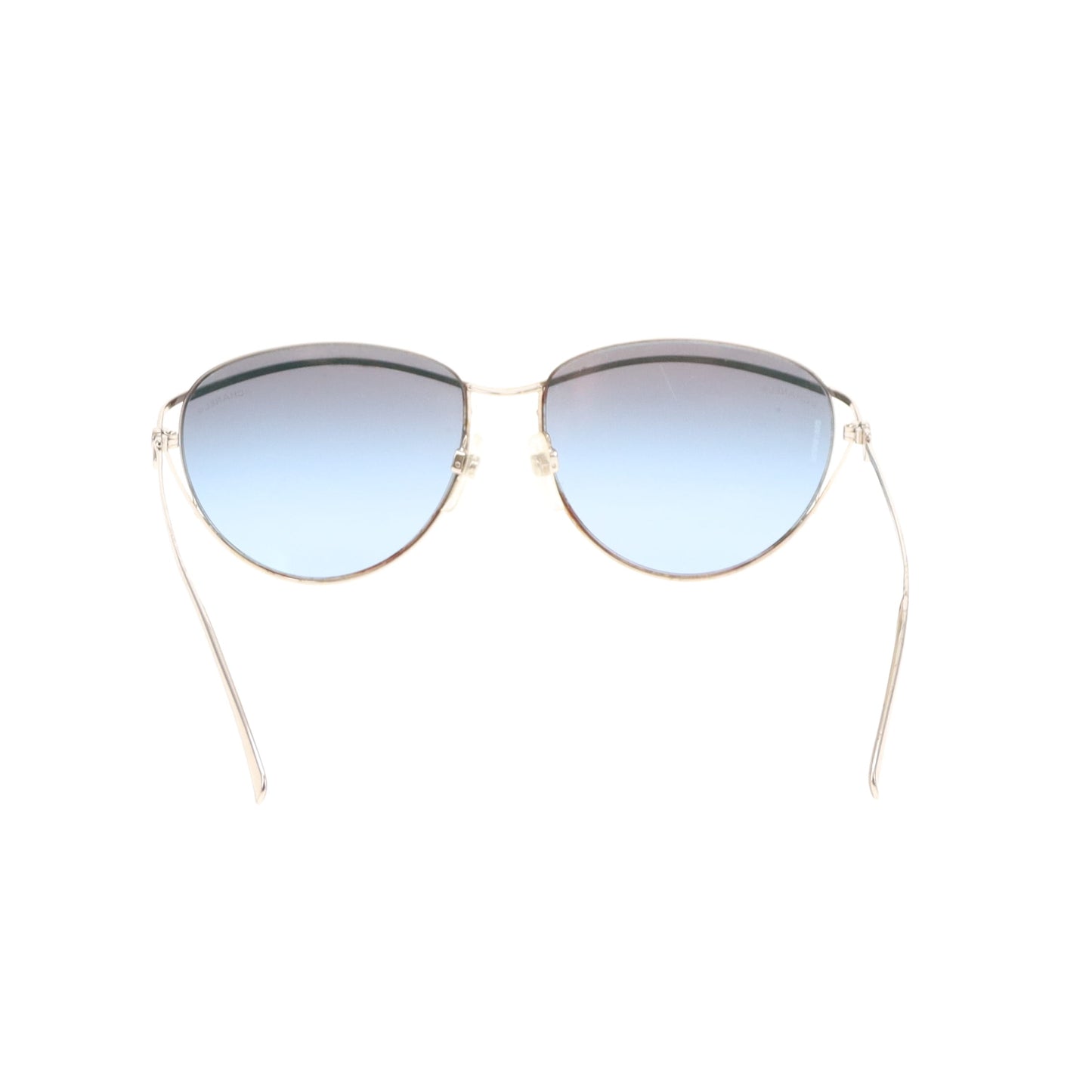 Chanel Sunglasses 4181 Silver/Blue Lens