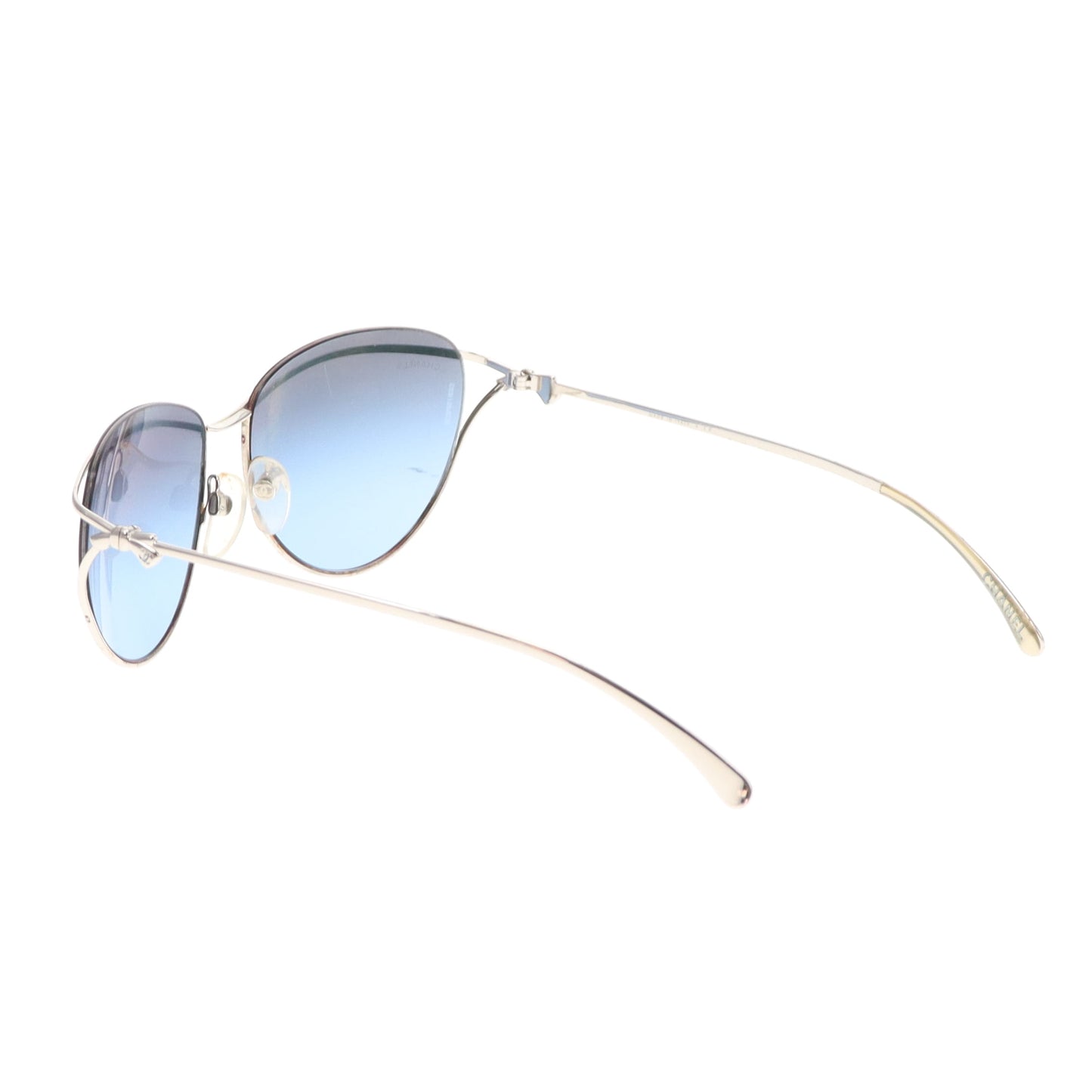 Chanel Sunglasses 4181 Silver/Blue Lens