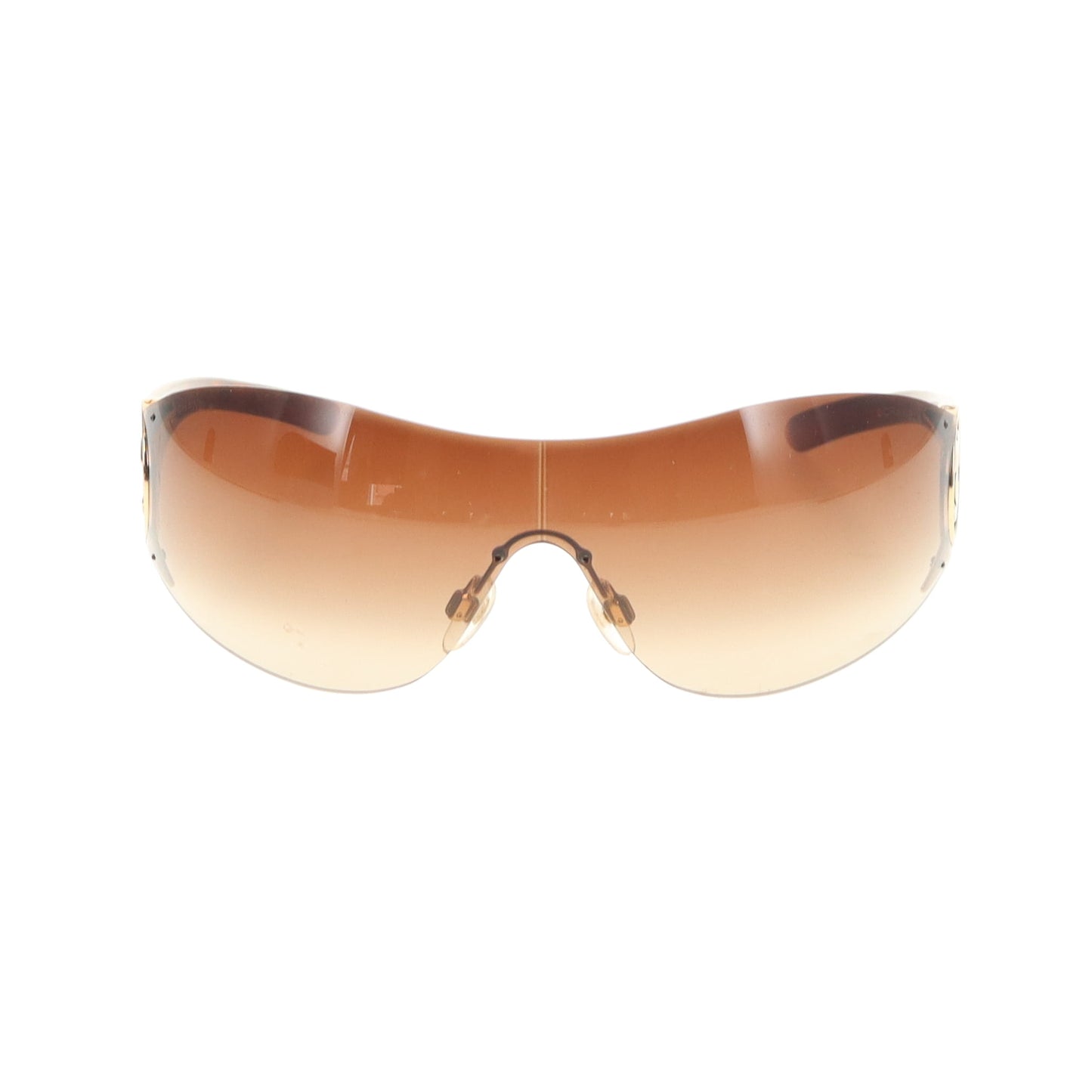 Chanel Shield Sunglasses 4146 Brown Vintage