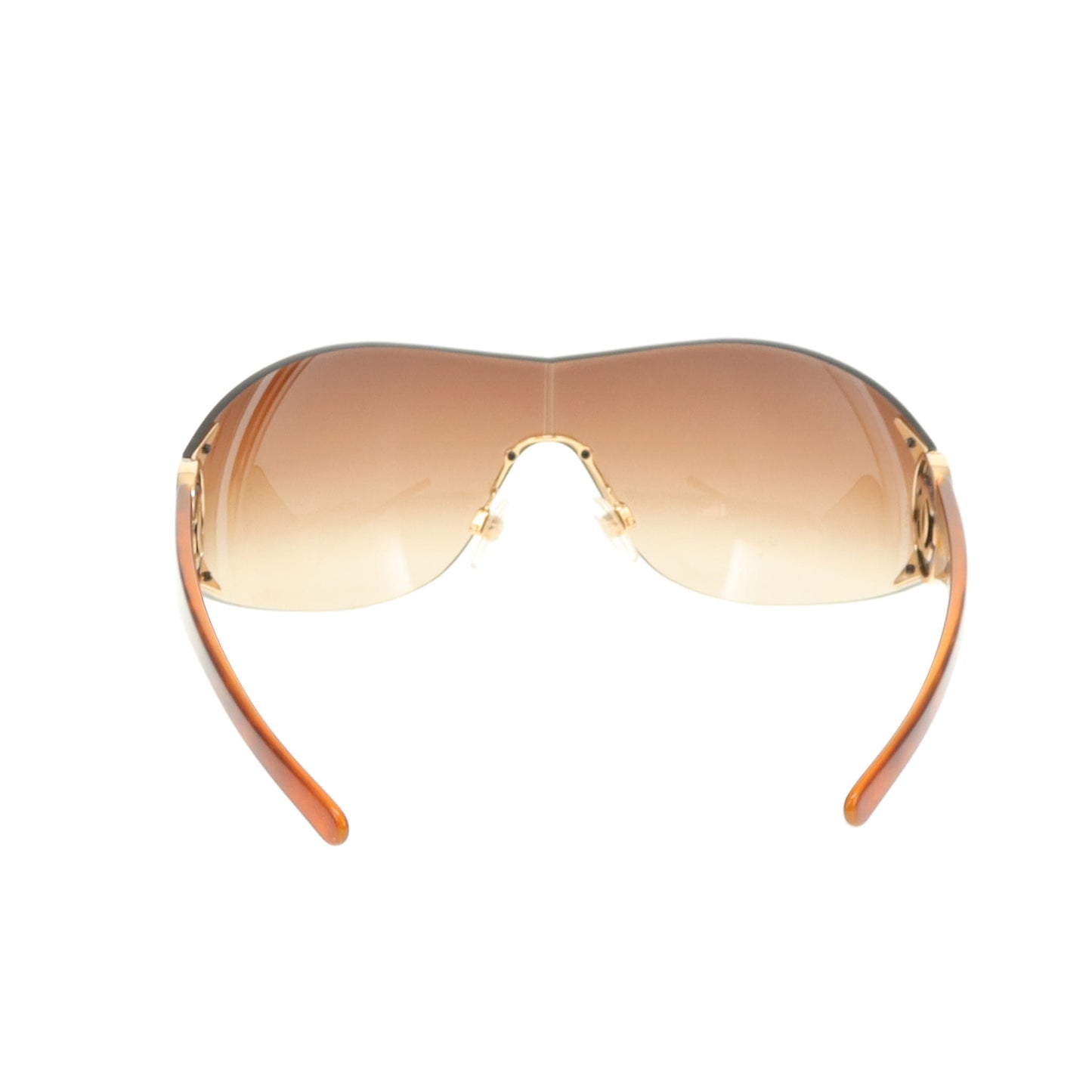 Chanel Shield Sunglasses 4146 Brown Vintage