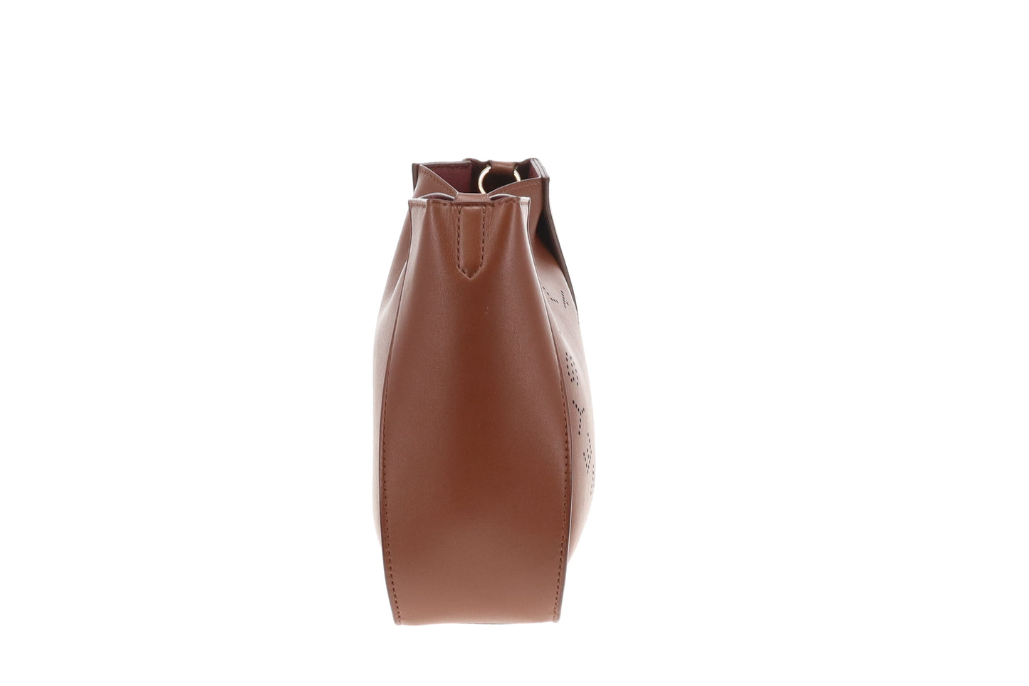 Stella McCartney Logo Crossbody Brown Faux Leather