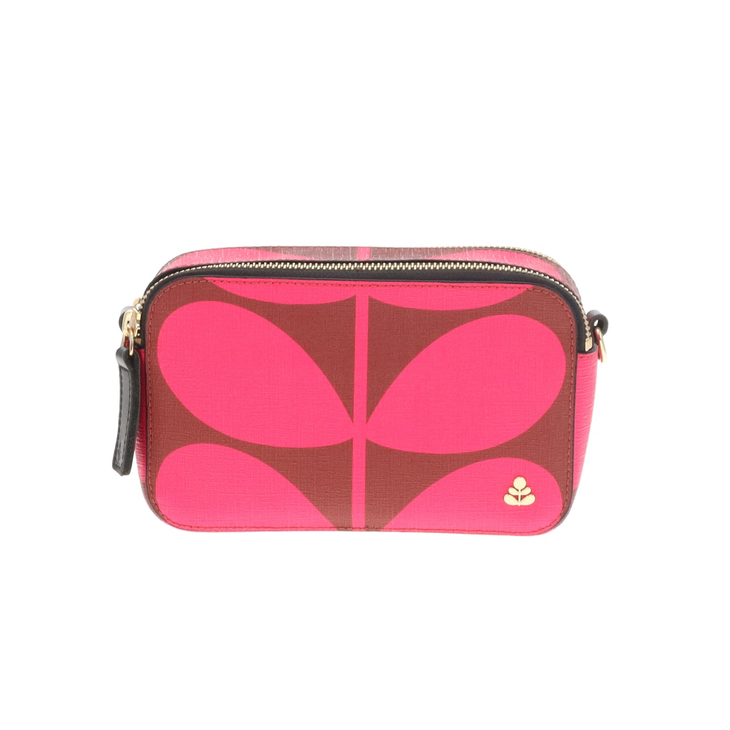 Orla Kiely Duo Crossbody Cerise