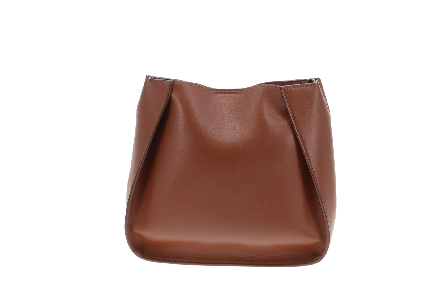 Stella McCartney Logo Crossbody Brown Faux Leather