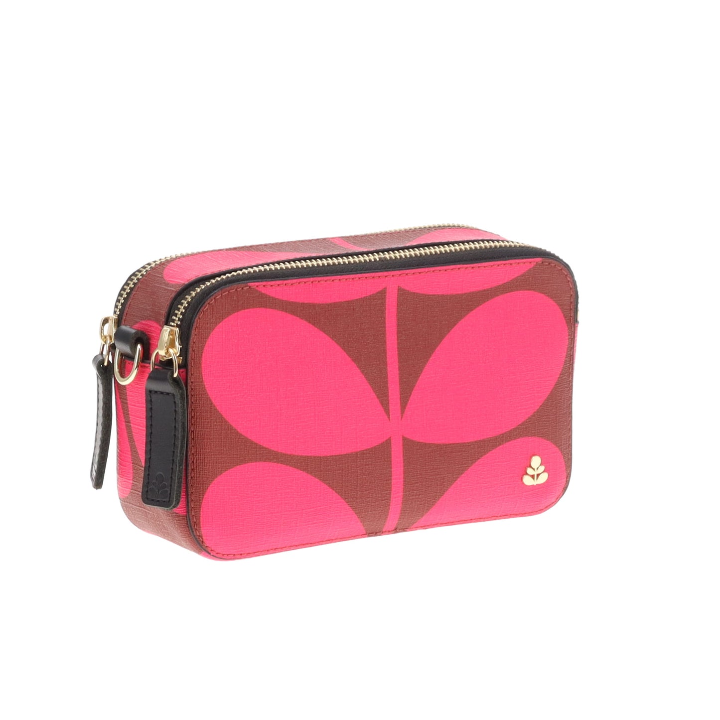 Orla Kiely Duo Crossbody Cerise