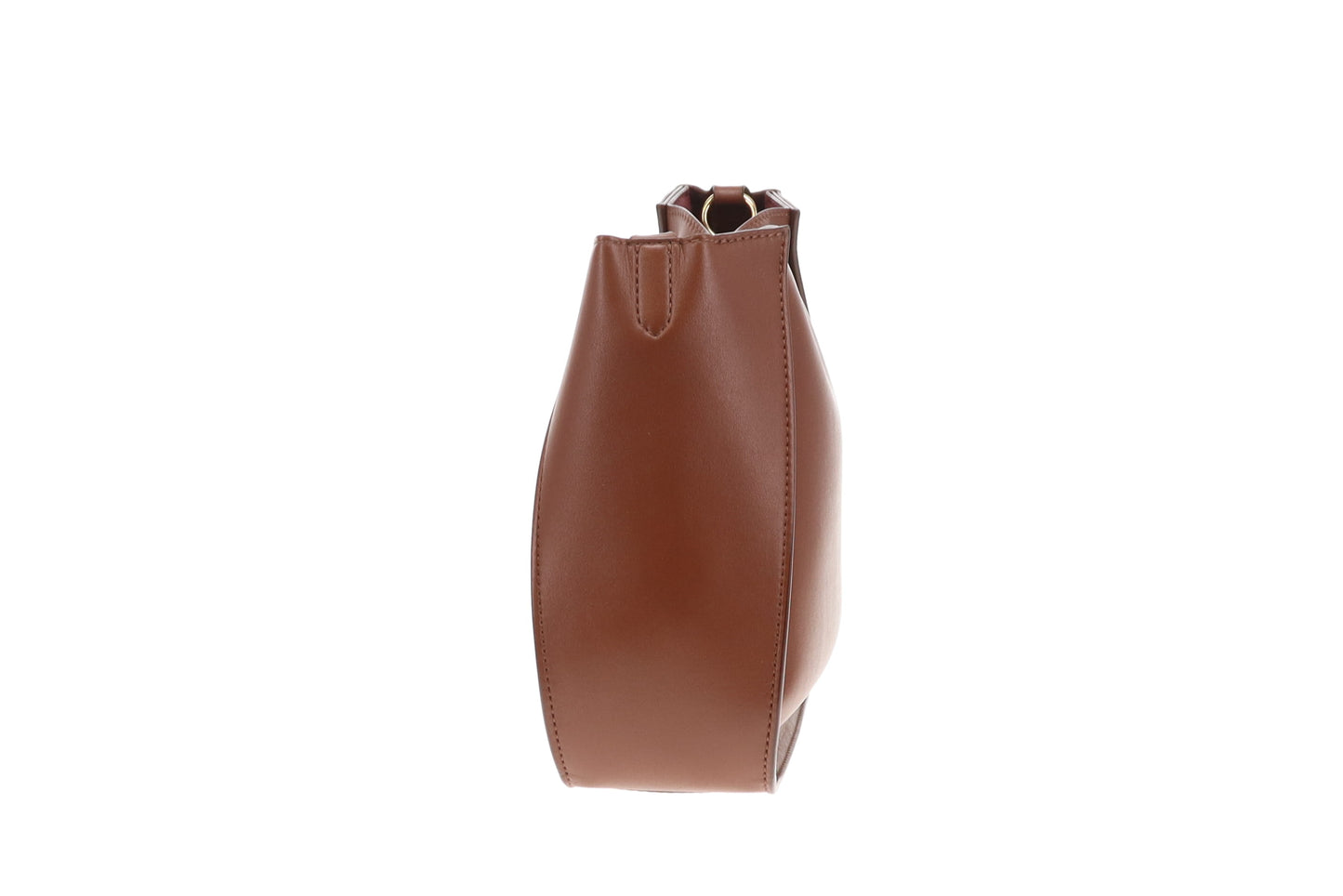 Stella McCartney Logo Crossbody Brown Faux Leather