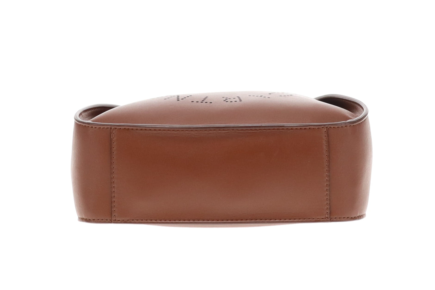 Stella McCartney Logo Crossbody Brown Faux Leather