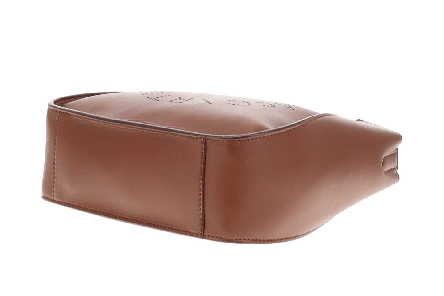 Stella McCartney Logo Crossbody Brown Faux Leather
