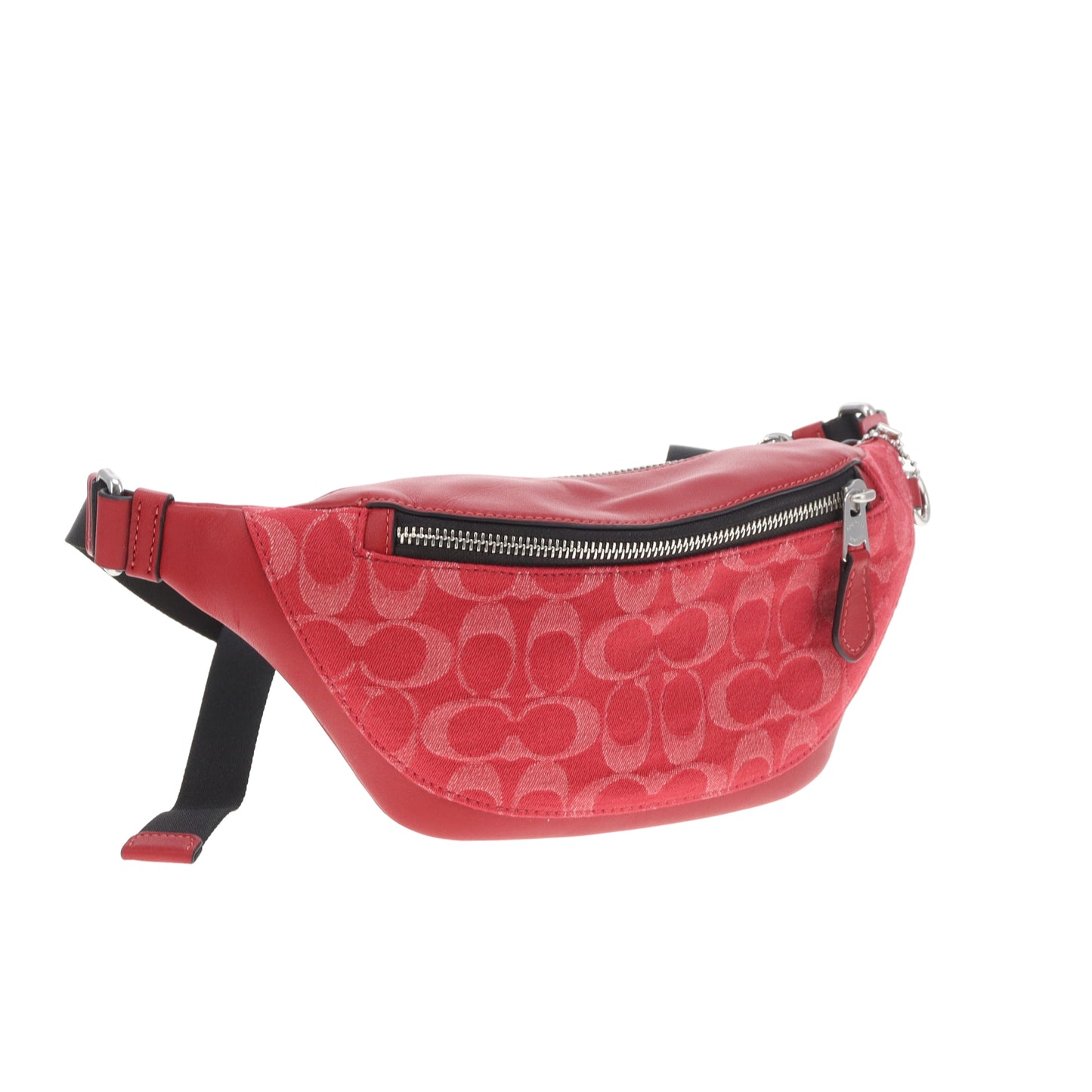 Coach Warren Mini Belt Bag Red Denim/Leather