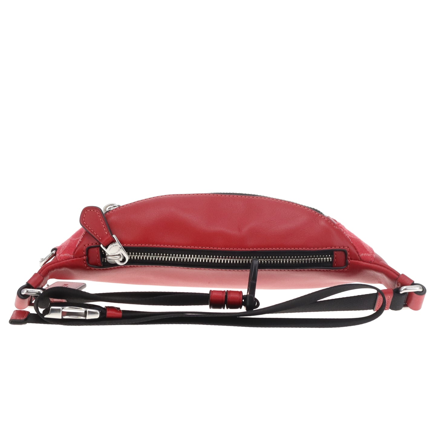 Coach Warren Mini Belt Bag Red Denim/Leather