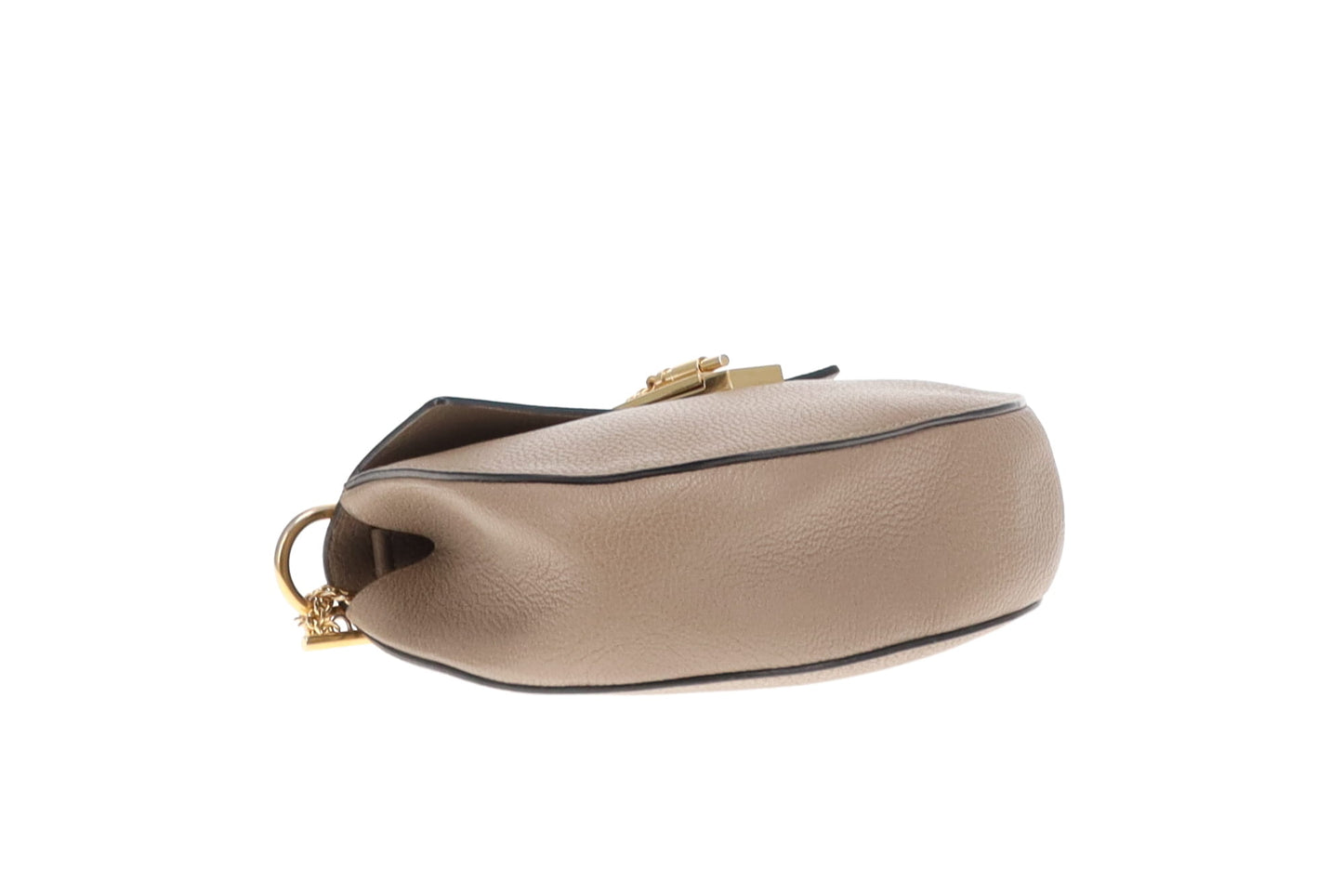 Chloe Drew Bag Motty Grey Leather GHW