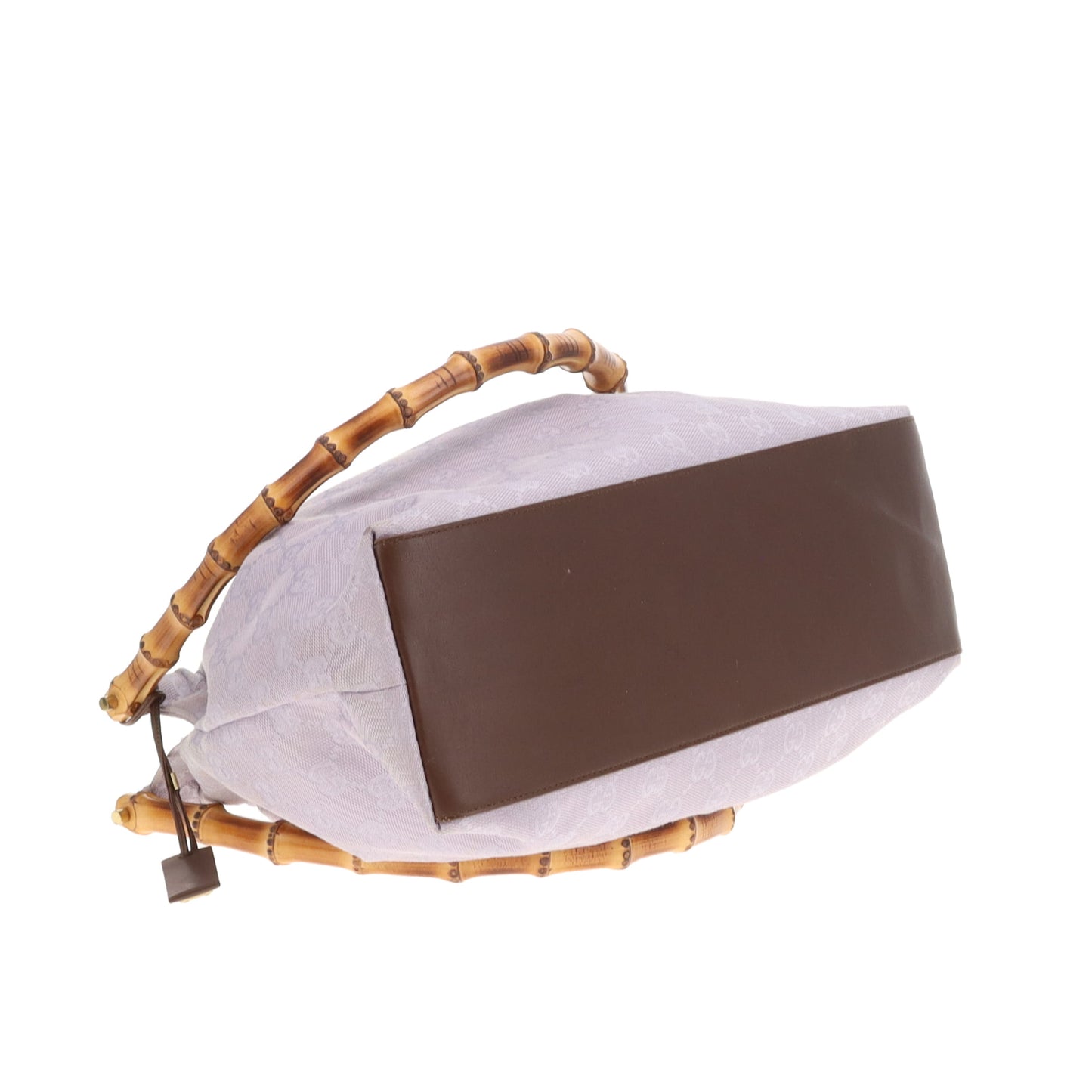 Gucci Bamboo Handles Lilac GG Canvas Vintage