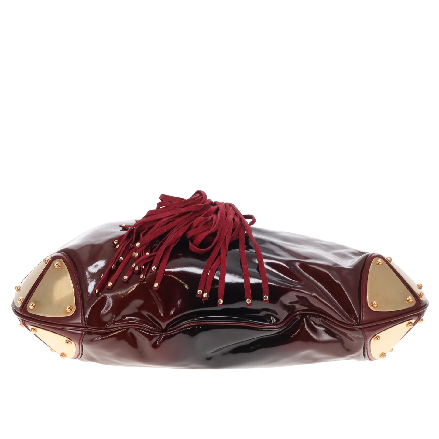Gucci Indy Ombre Patent Leather Burgundy GHW