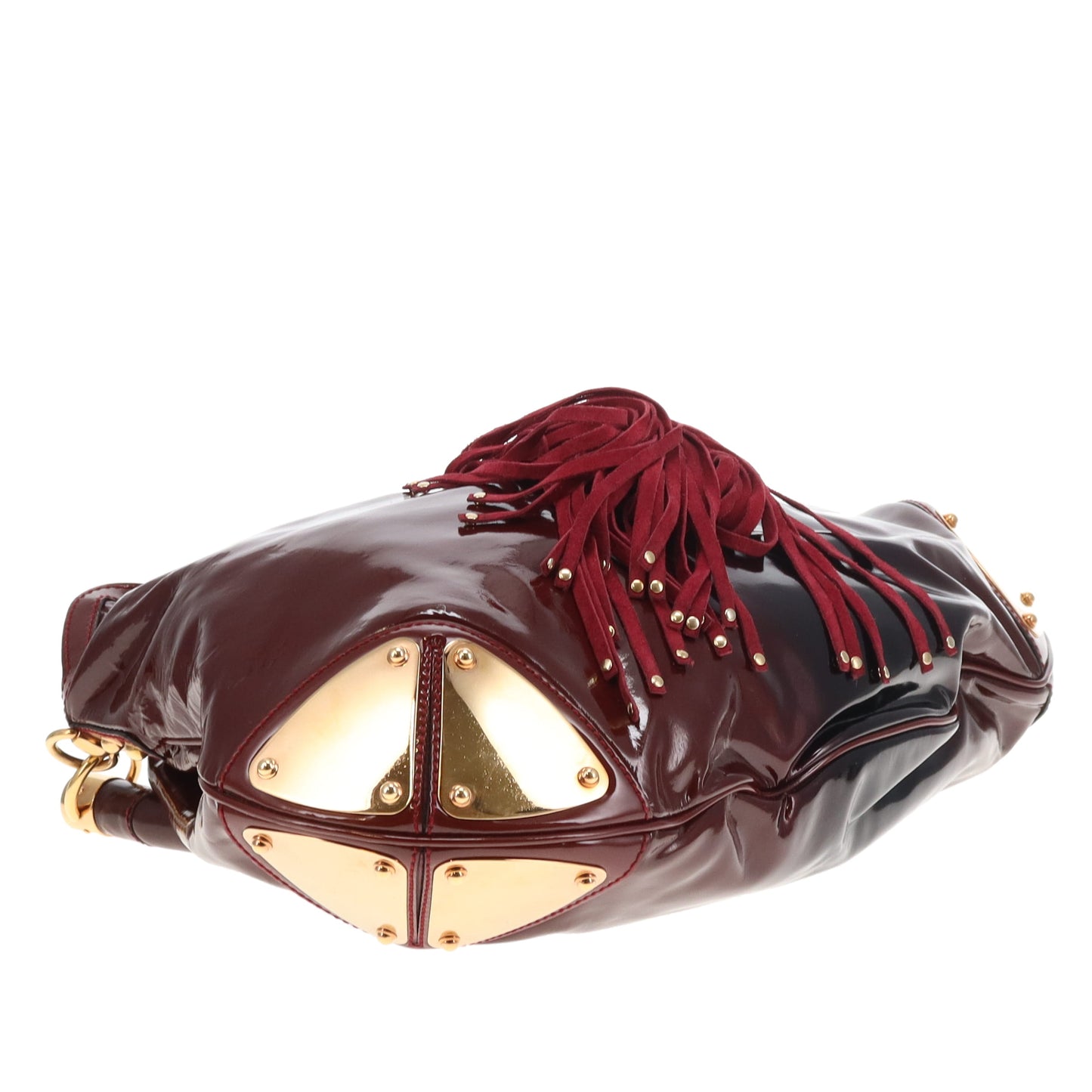 Gucci Indy Ombre Patent Leather Burgundy GHW