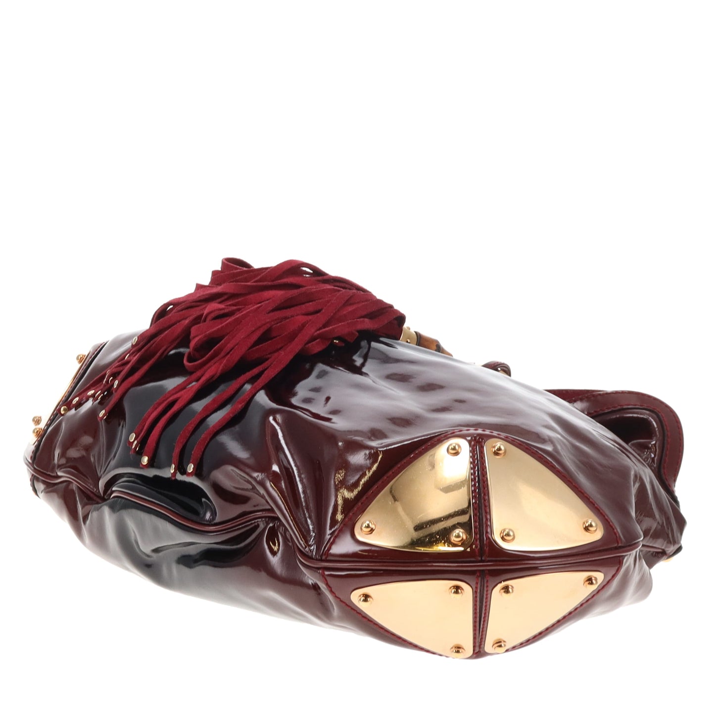 Gucci Indy Ombre Patent Leather Burgundy GHW