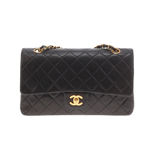 Chanel Classic Double Flap Medium Black Gold Hardware 91/94