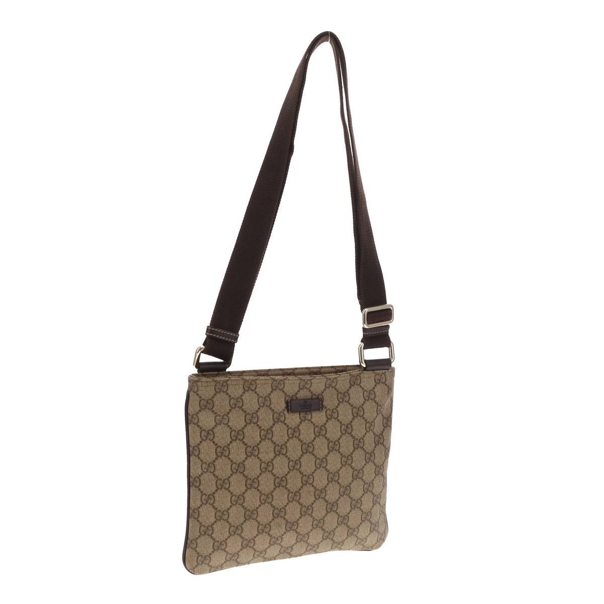 Gucci Flat GG Supreme Messenger Bag