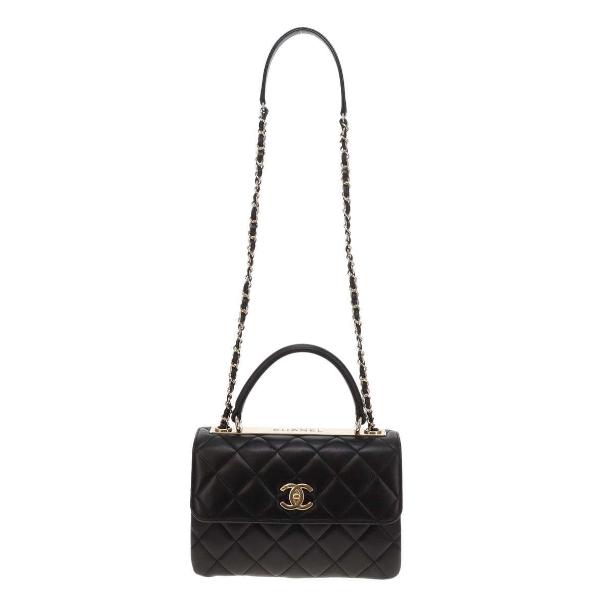 Chanel Trendy Medium Black With Gold Hardware 2019/20