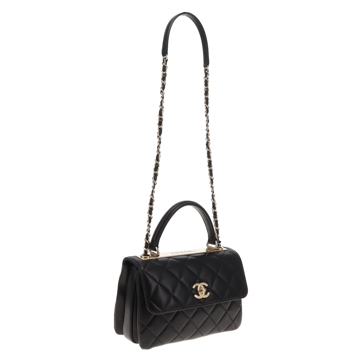Chanel Trendy Medium Black With Gold Hardware 2019/20