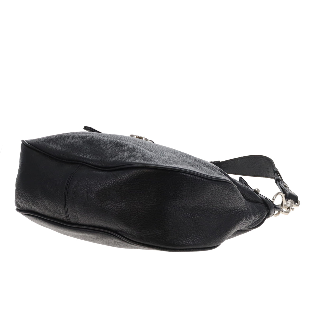 Mulberry Somerset Hobo In Black Spongy Leather Vintage