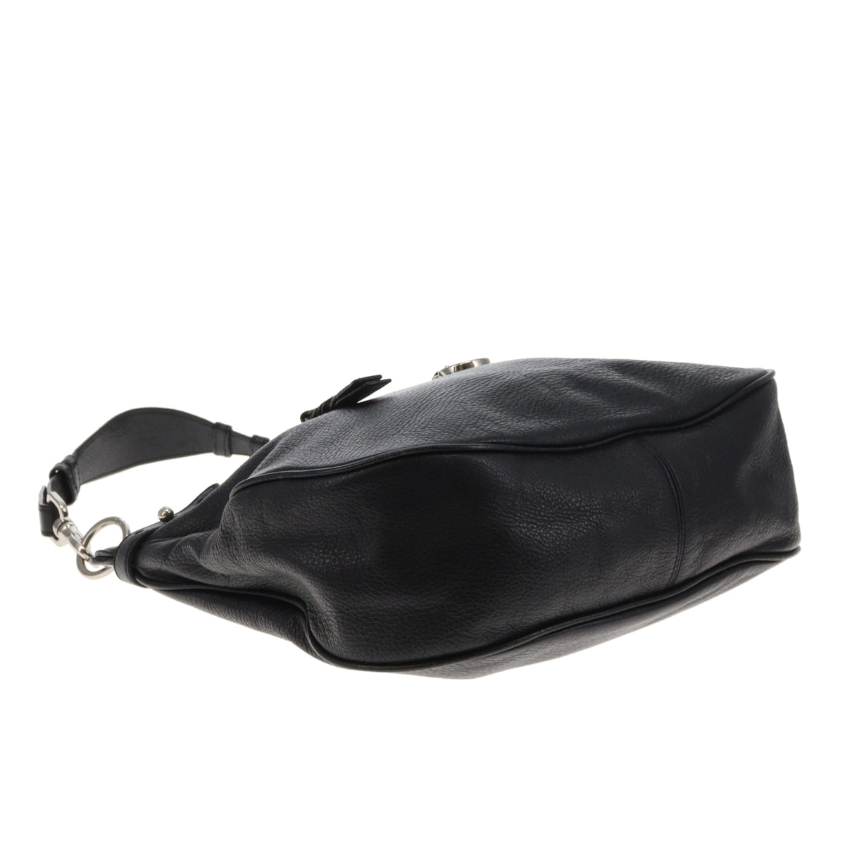Mulberry Somerset Hobo In Black Spongy Leather Vintage