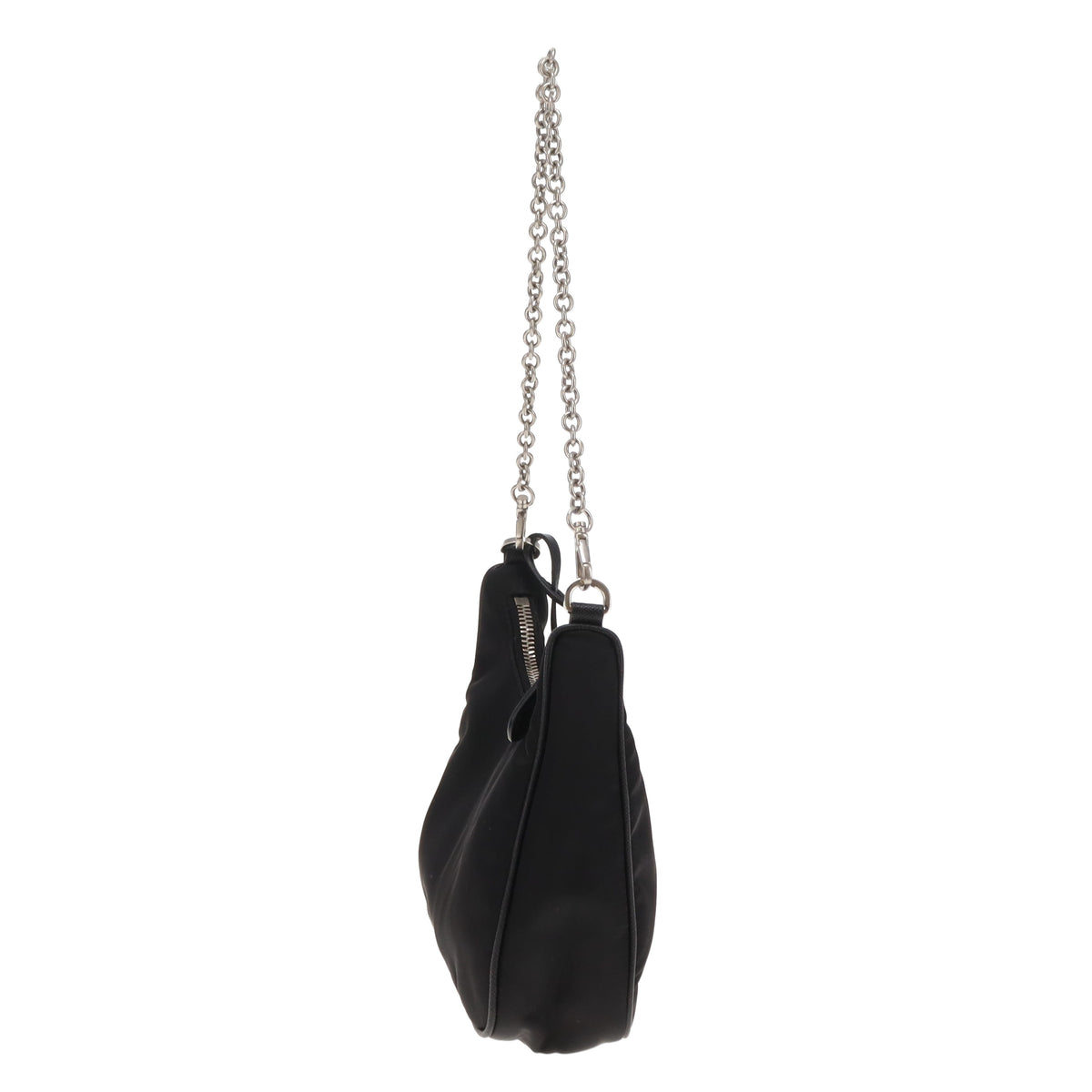 Prada Re-Edition 2005 Black Messenger Bag Multi Pouch