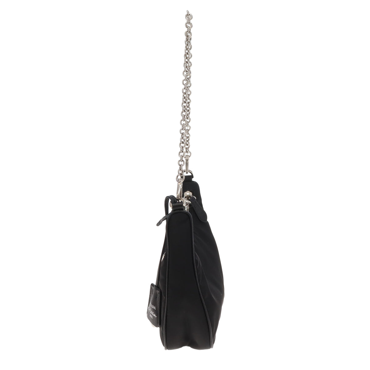 Prada Re-Edition 2005 Black Messenger Bag Multi Pouch