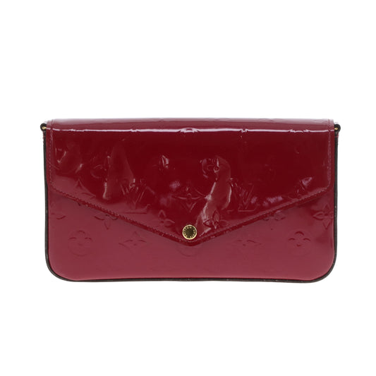 Louis Vuitton Felicie Pochette On Chain Vernis Magenta