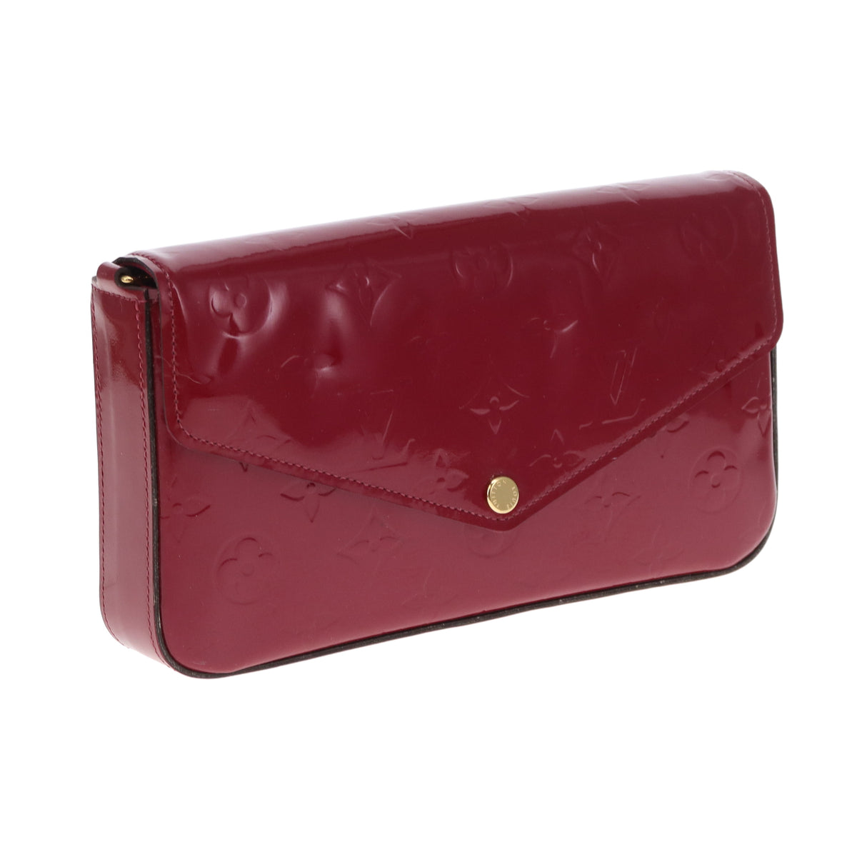 Louis Vuitton Felicie Pochette On Chain Vernis Magenta