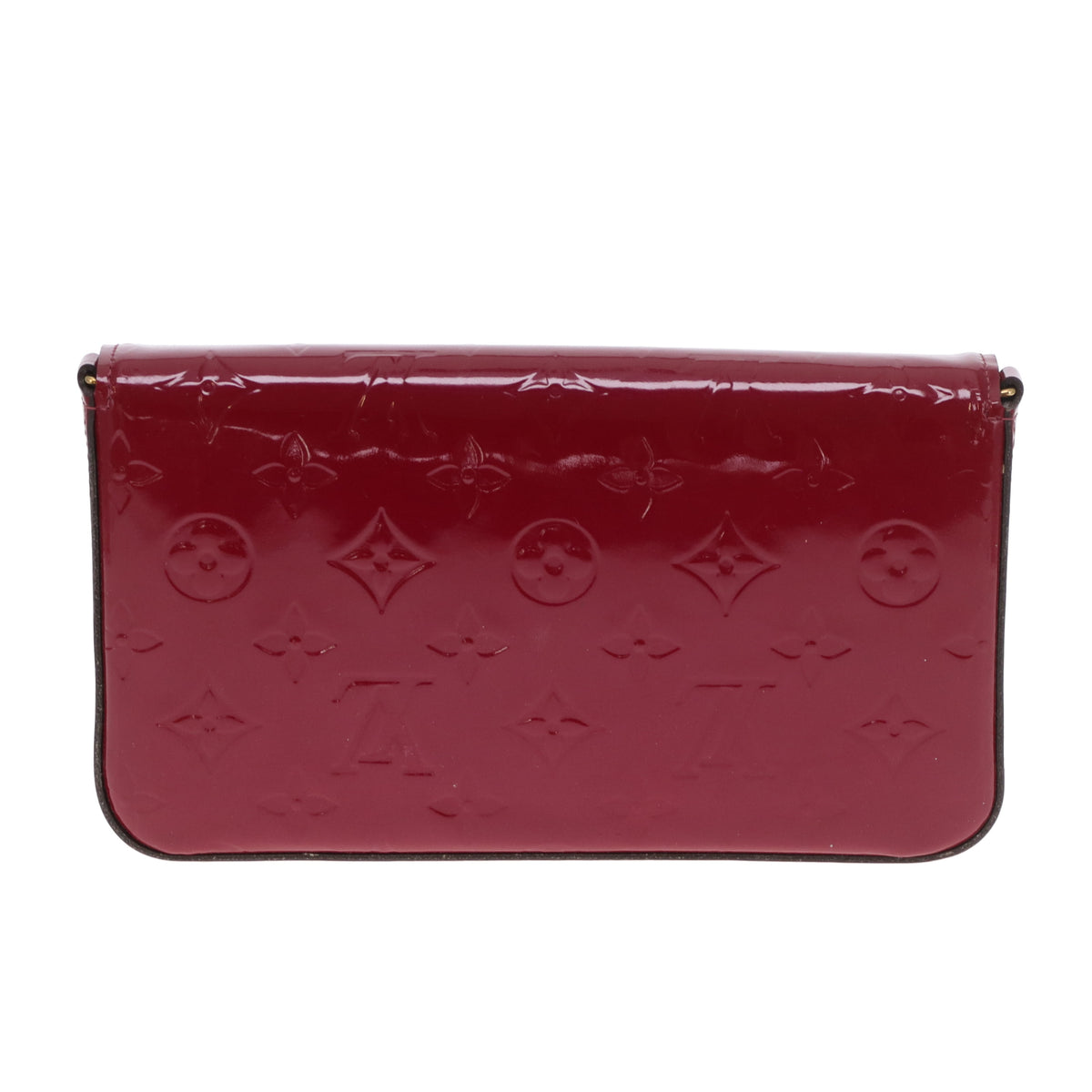 Louis Vuitton Felicie Pochette On Chain Vernis Magenta