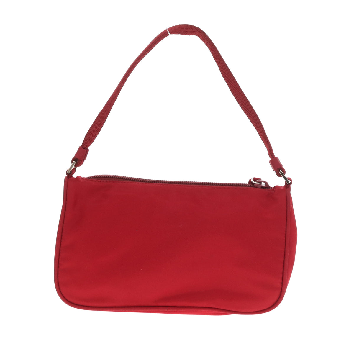 Prada Red Nylon Vintage Pouch