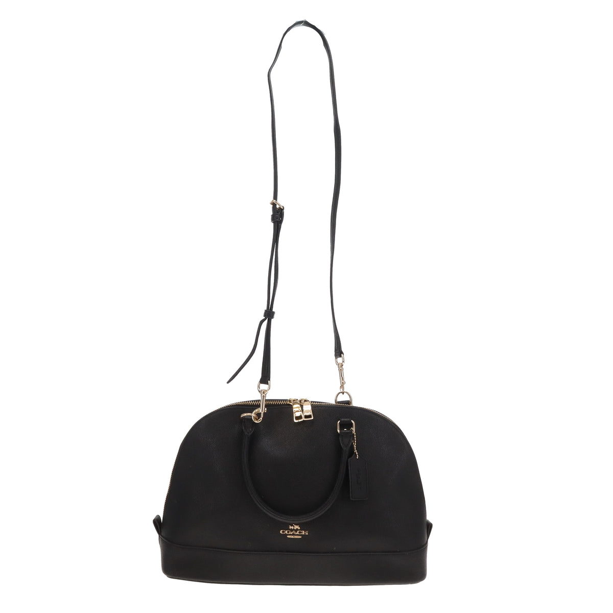 Coach Sierra Satchel Black Large With Strap