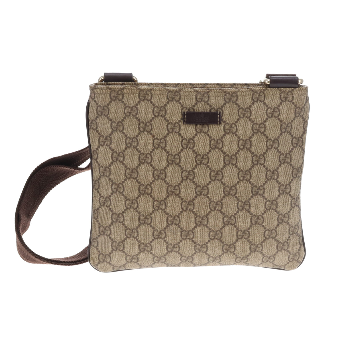Gucci Flat GG Supreme Messenger Bag
