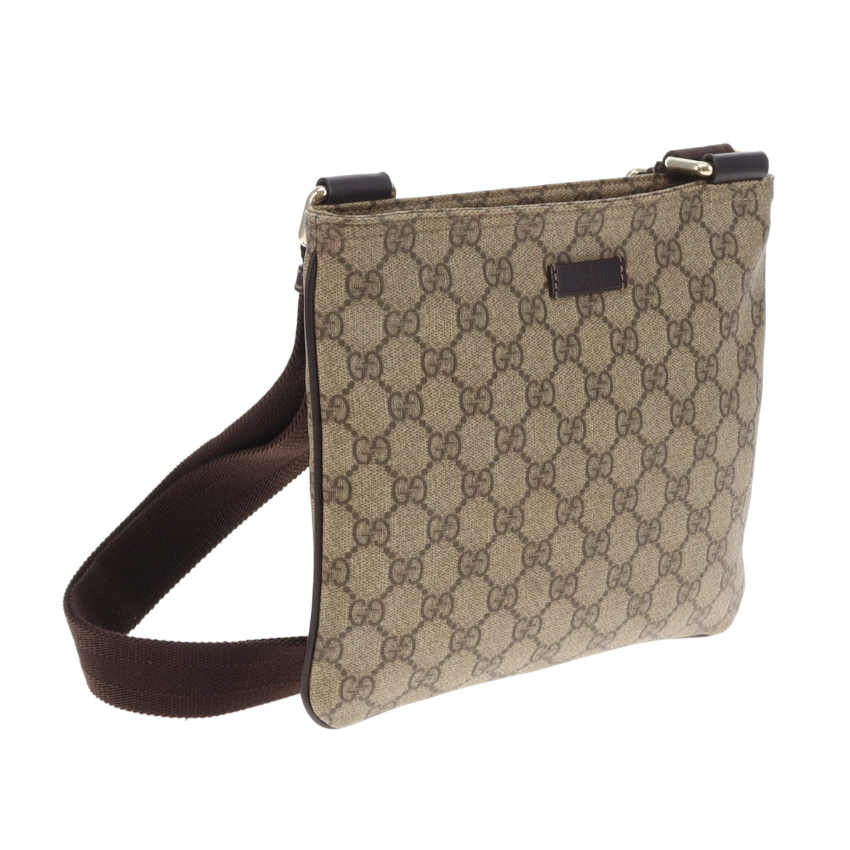 Gucci Flat GG Supreme Messenger Bag