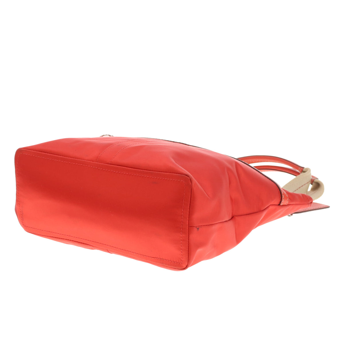 Coach Hampton Small Red Nylon Tote