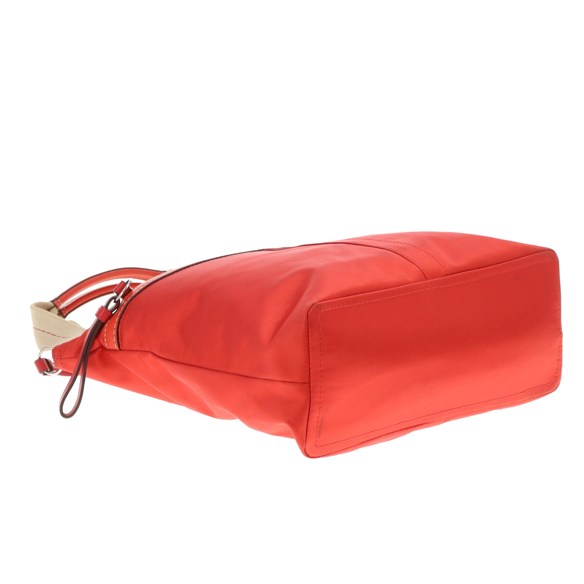 Coach Hampton Small Red Nylon Tote