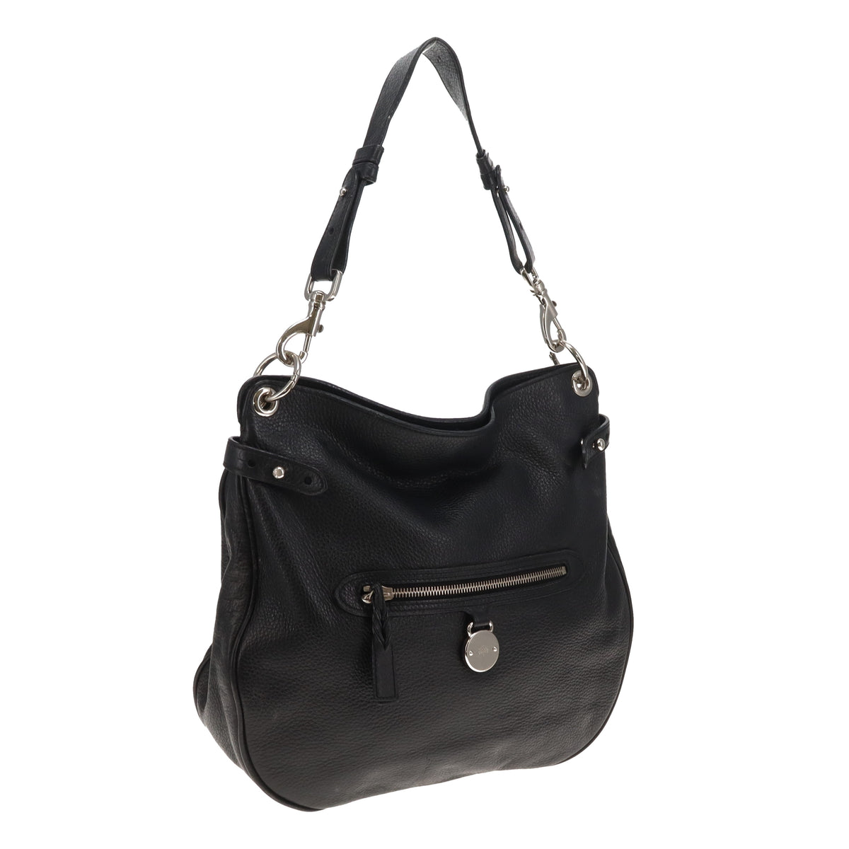 Mulberry Somerset Hobo In Black Spongy Leather Vintage
