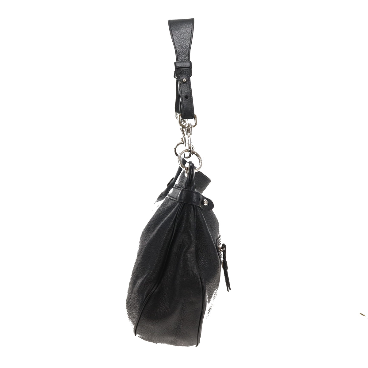 Mulberry Somerset Hobo In Black Spongy Leather Vintage