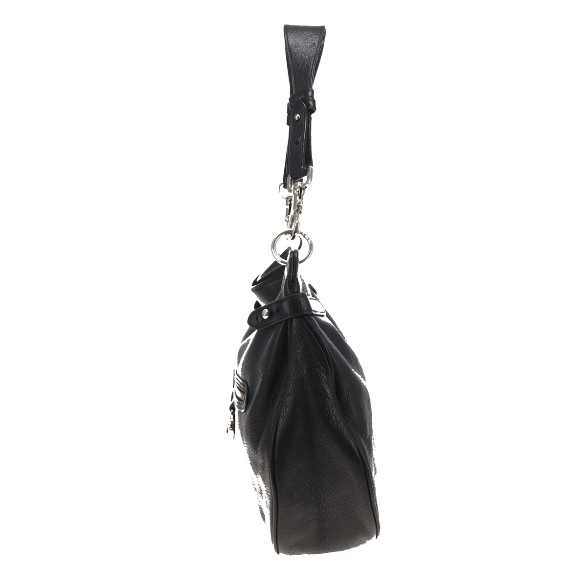 Mulberry Somerset Hobo In Black Spongy Leather Vintage