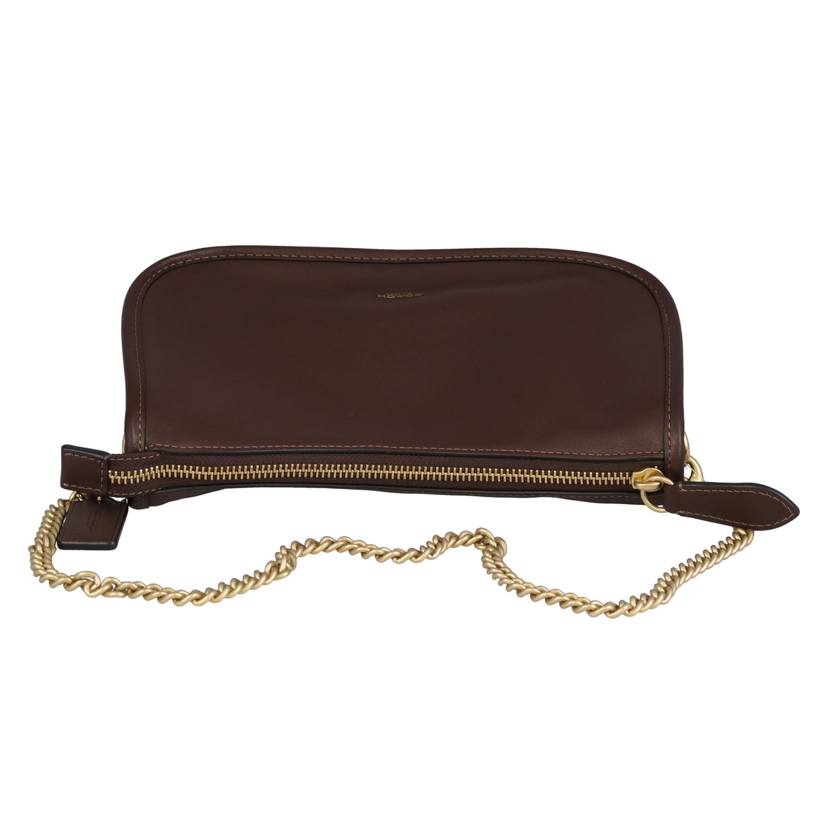 Coach Waverly Bag Brown Leather GHW