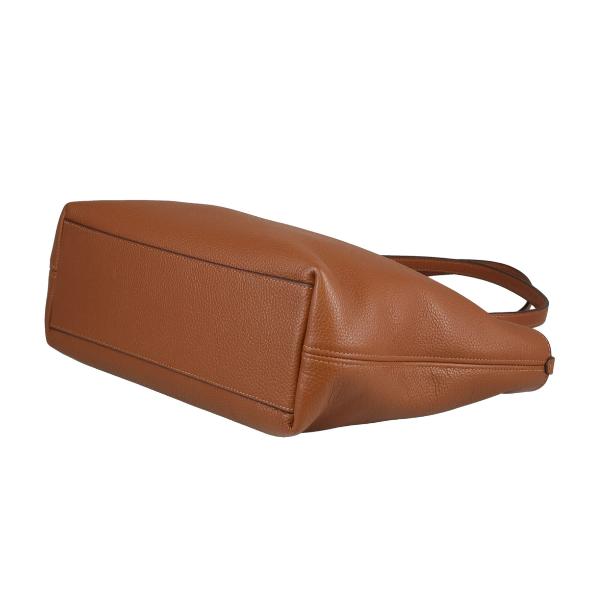 Coach Sofia Tote Small Tan Leather Silver HW
